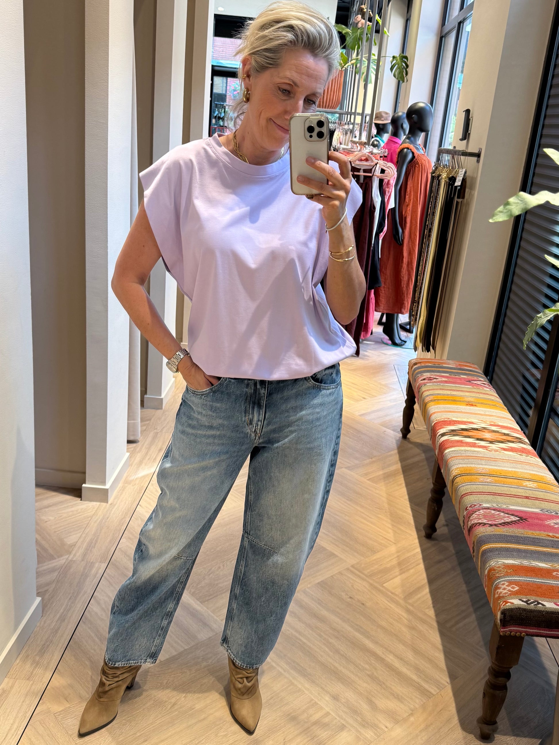 T-Shirt Balloon Fia Lila - Peet kleding