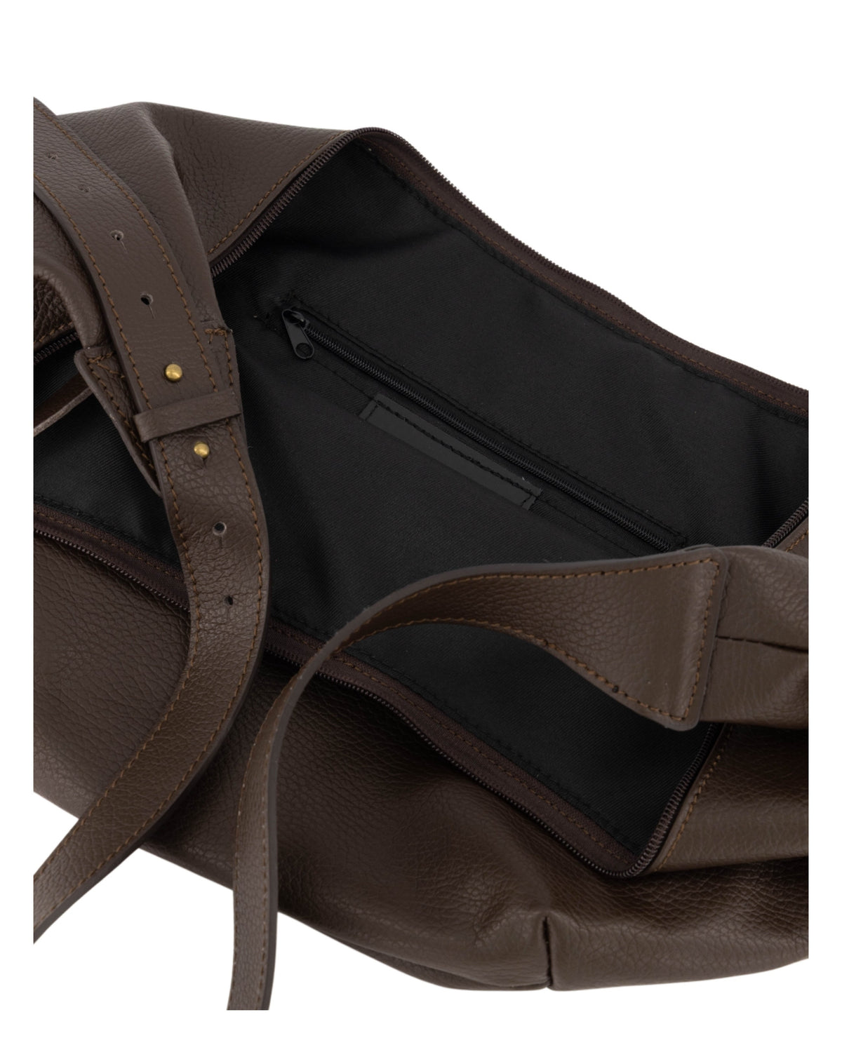 Tas Parma Leer Donkerbruin - Peet kleding
