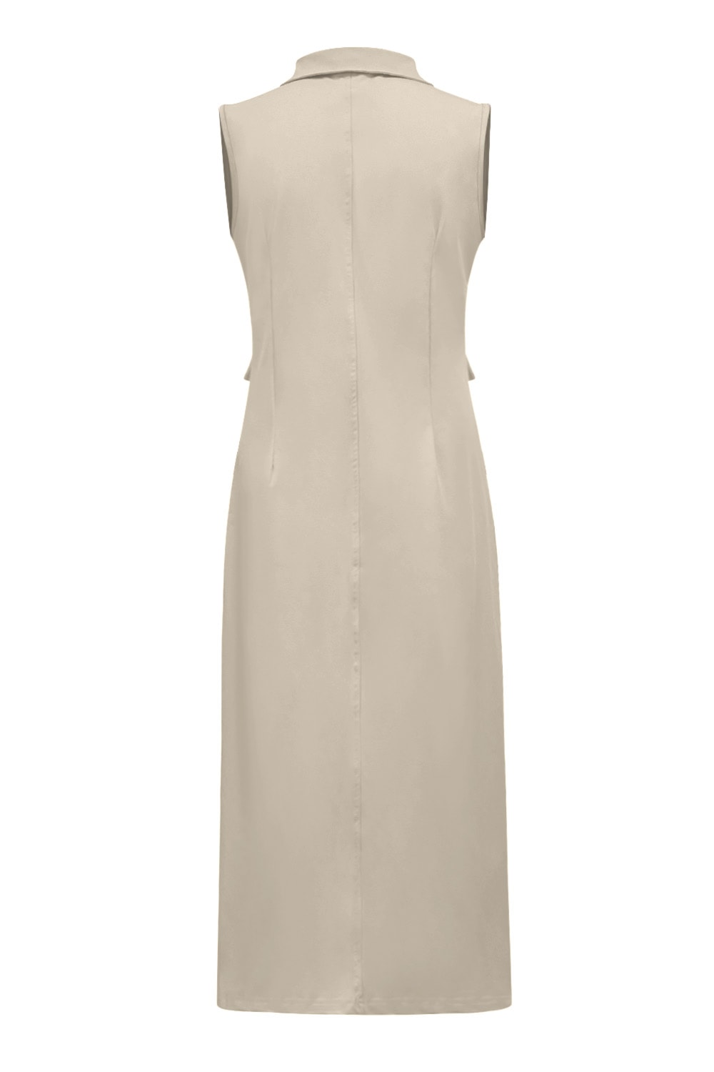 Triple Nine - Travel Jurk Melina Beige - 51806 - Peet kleding