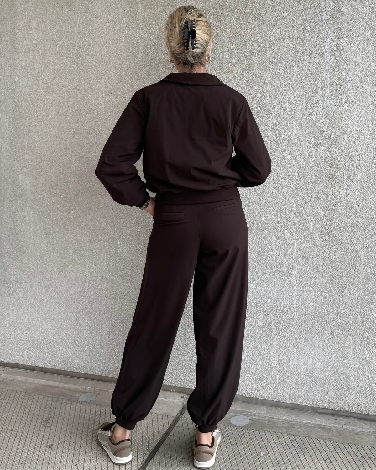 Triple Nine - Travel Jas Jolien Donkerbruin - 92423 - Peet kleding
