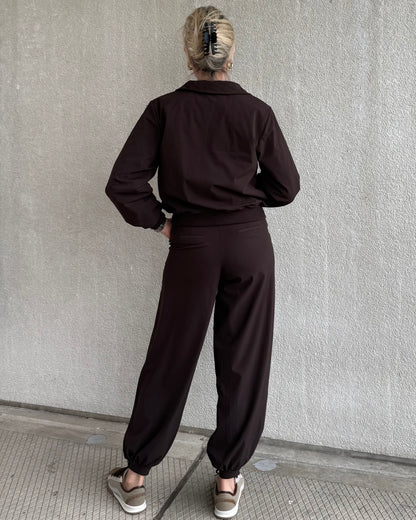 Triple Nine - Travel Jas Jolien Donkerbruin - 92423 - Peet kleding