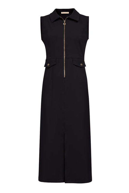 Triple Nine - Travel Jurk Melina Zwart - 51806 - Peet kleding