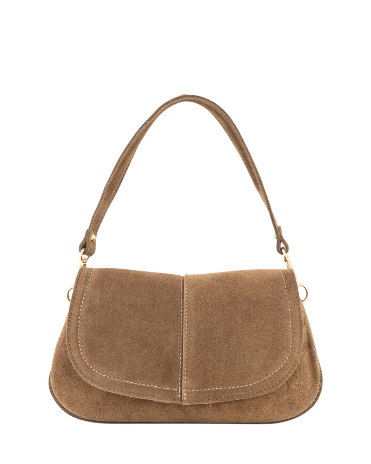 Tas Catania Suede Taupe - Peet kleding