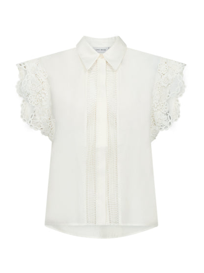 Copenhage Muse Blouse Molly Offwhite - Peet kleding