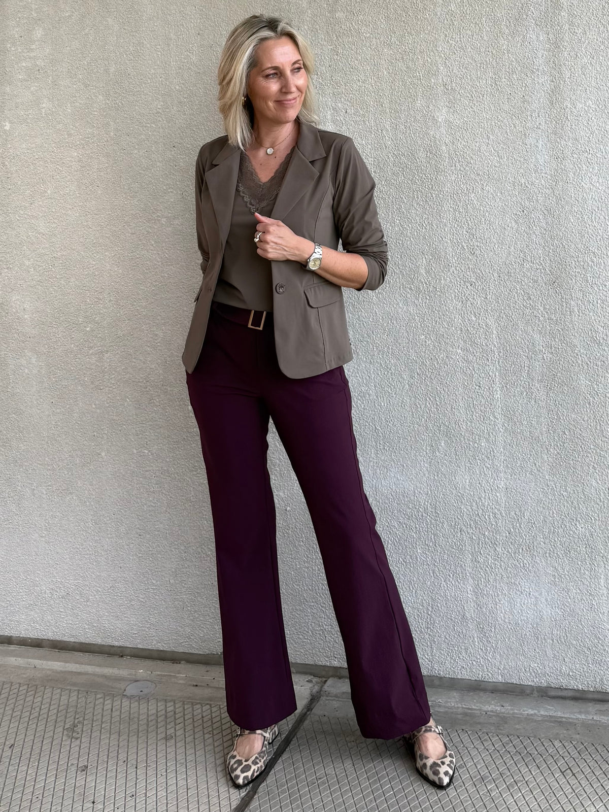 Triple Nine - Travel Blazer Francis Taupe - 3101 - Peet kleding