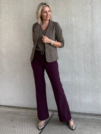 Triple Nine - Travel Blazer Francis Taupe - 3101 - Peet kleding