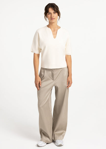 Yaya Trui V-hals Offwhite