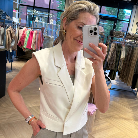 Copenhage Muse Tailor Gilet Offwhite