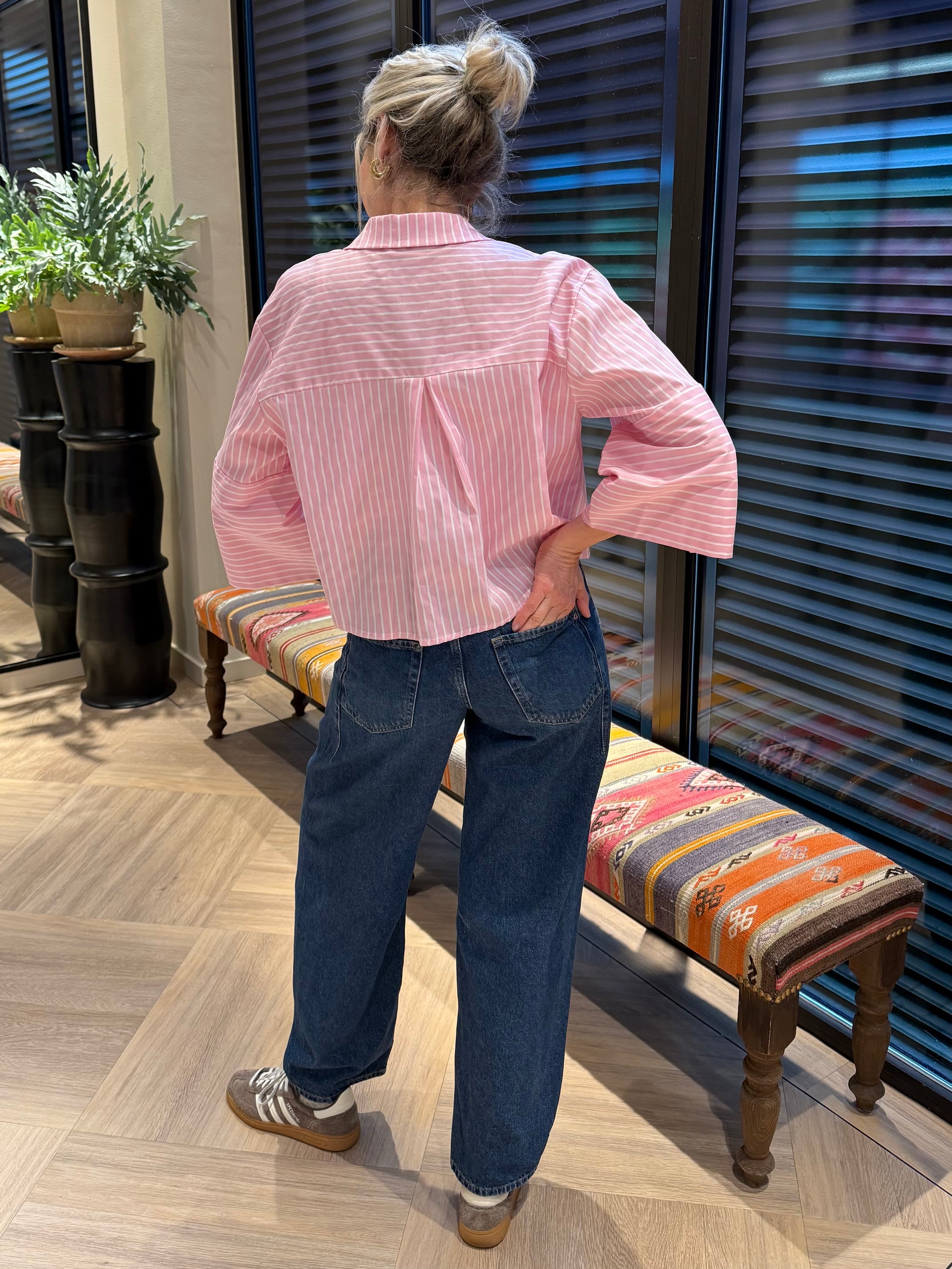 Blouse Shirley Streep Roze - Peet kleding