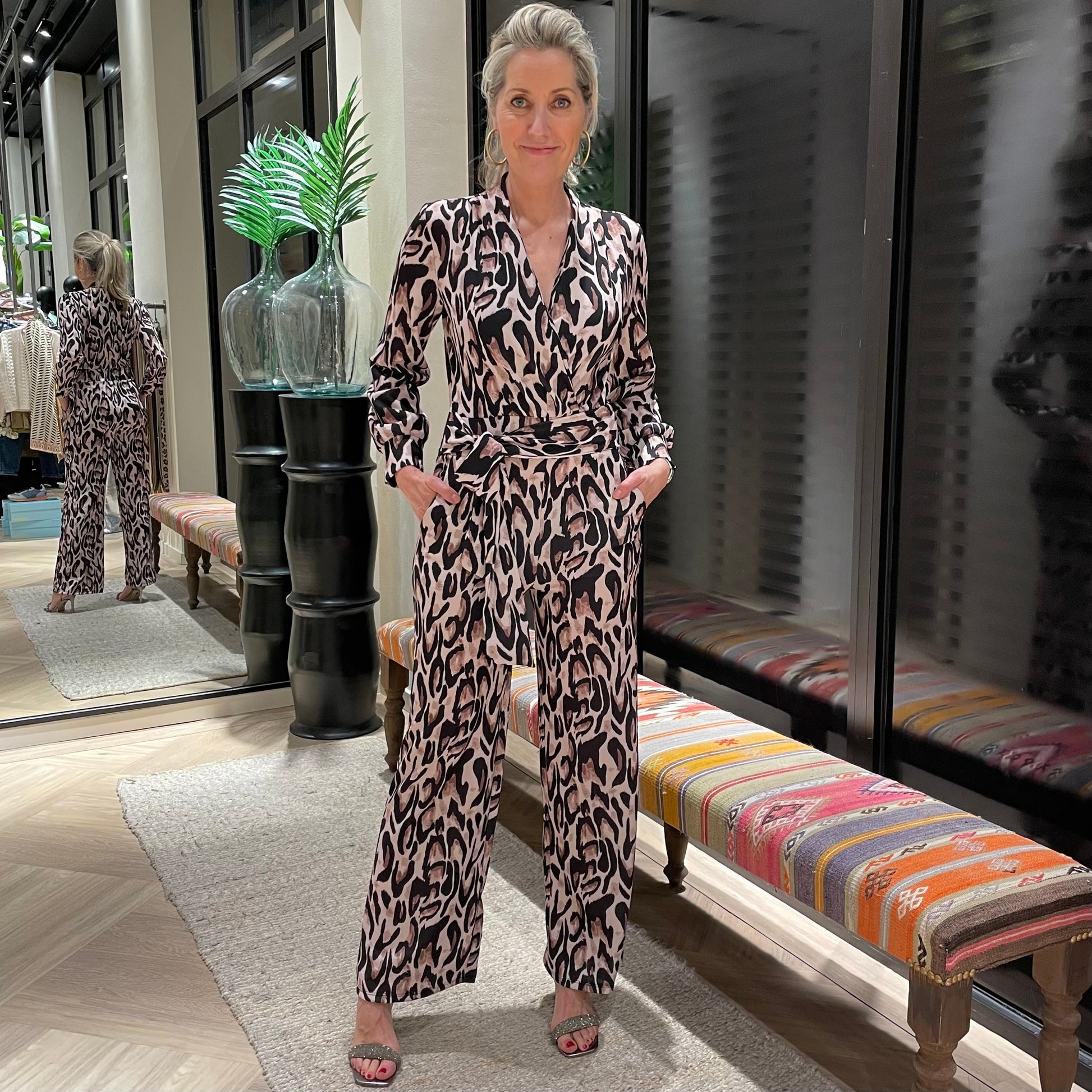 Jumpsuit Joany Leopard - Peet kleding