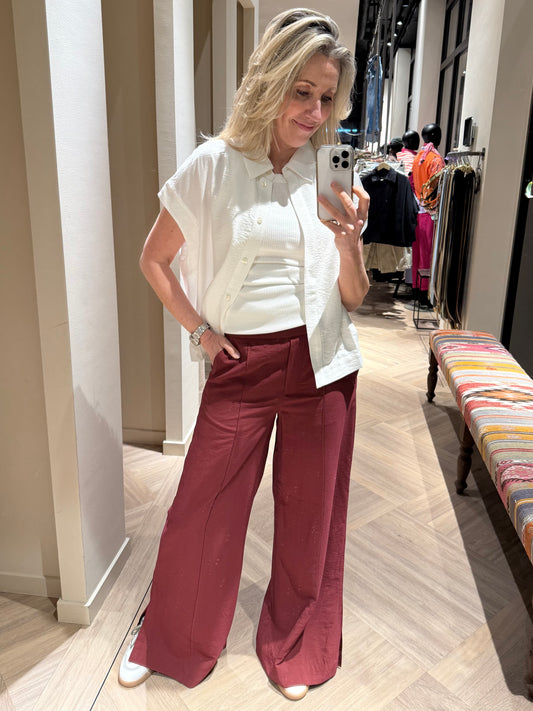 Rino & Pelle Darja Pants Merlot - Peet kleding