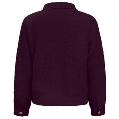 Triple Nine - Fluffy Vest Benchi Aubergine - 9002 - Peet kleding