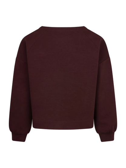 Red Button Skyler Top Scuba Burgundy - Peet kleding