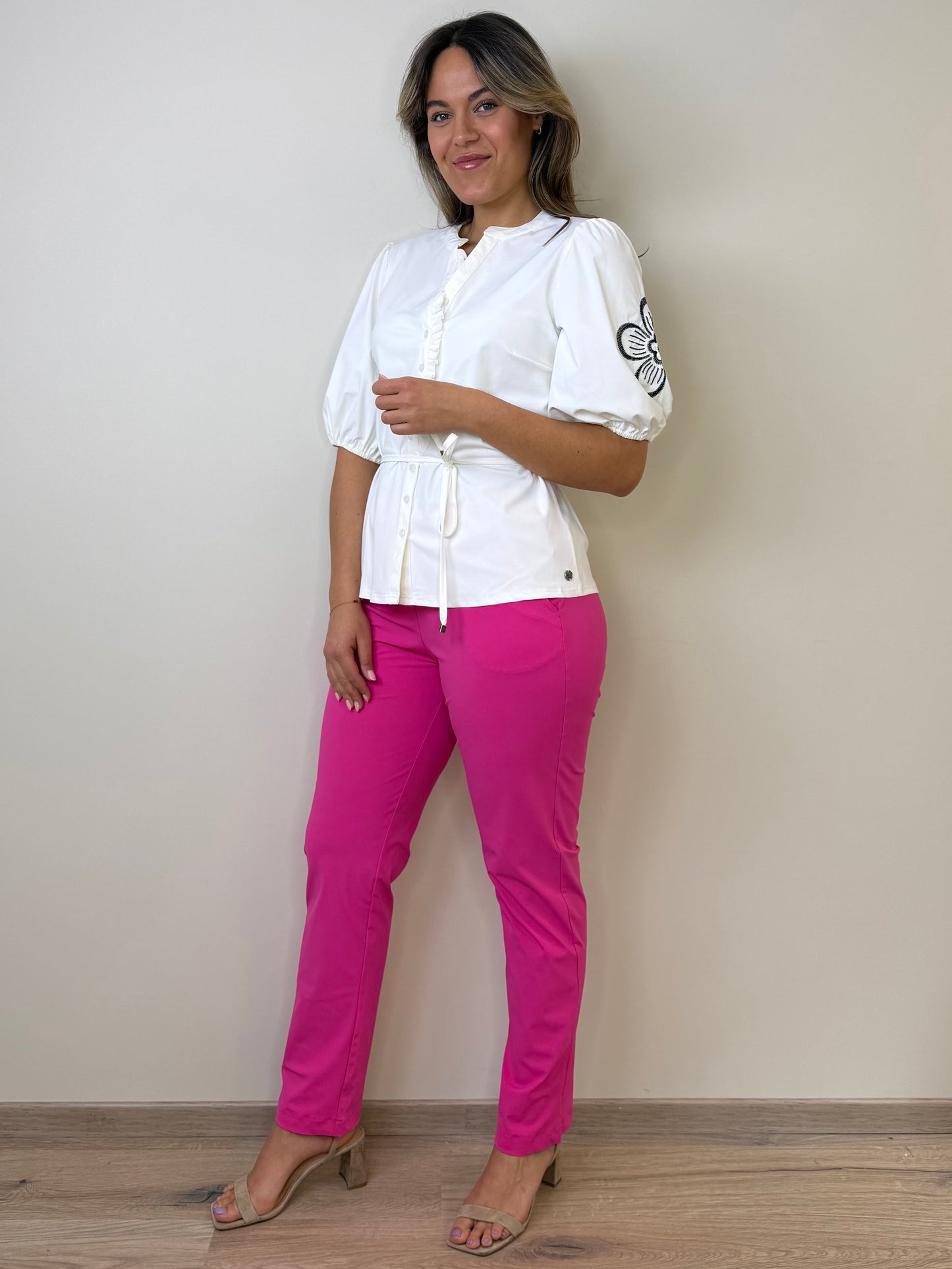 Triple Nine Travel Blouse Yana Wit - 5943 - Peet kleding