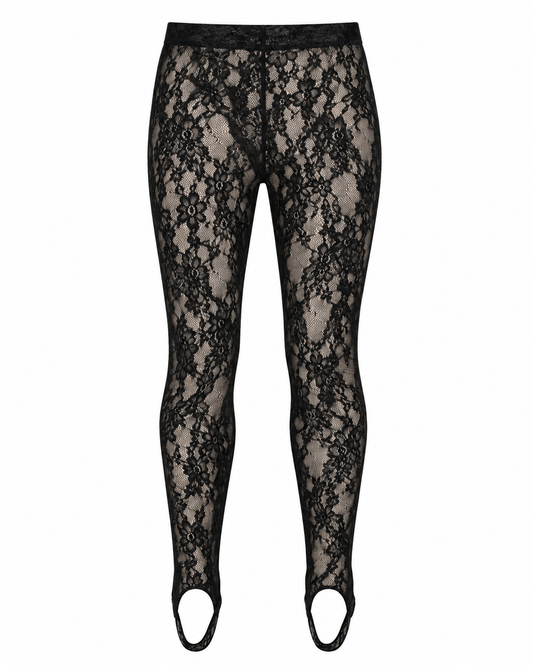 Legging Diva Kant Zwart - Peet kleding