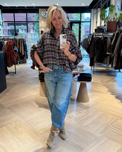 Le Temps Des Cerises Madie Club Medium Blue - Peet kleding