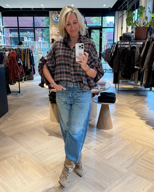 Le Temps Des Cerises Madie Club Medium Blue - Peet kleding