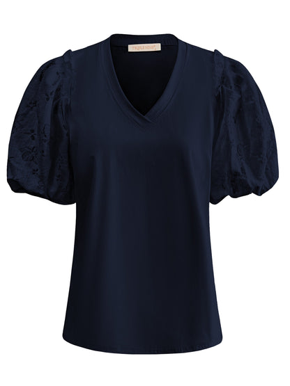 Triple Nine Travel Top Liz Navy - 6947 - Peet kleding