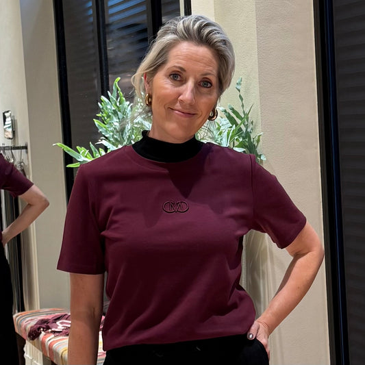 Copenhage Muse Tee Windsor Wine - Peet kleding