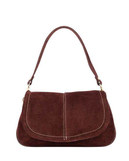 Tas Catania Suede Bordeaux - Peet kleding