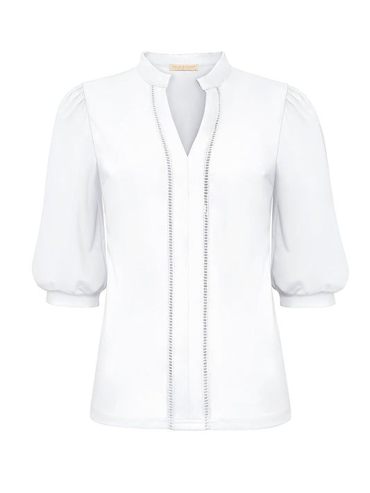 Triple Nine Travel Top Malou Wit - 8301 - Peet kleding