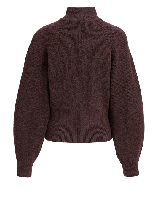 Yaya Trui Chocolat Red Melange - Peet kleding