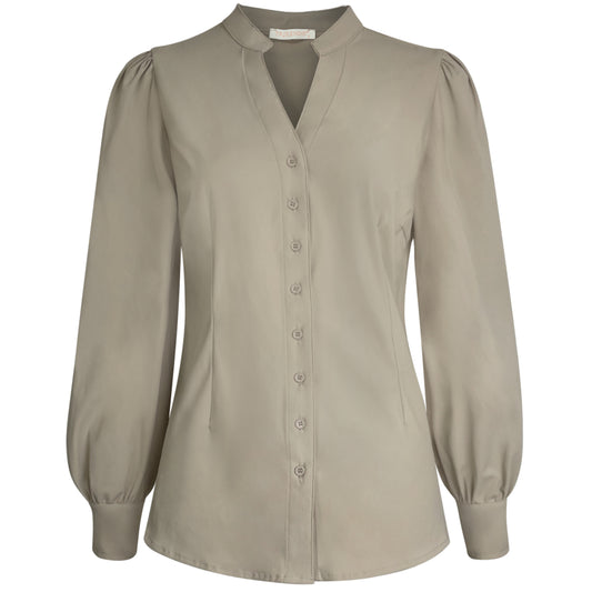 Triple Nine - Travel Blouse Viv Beige - Peet kleding