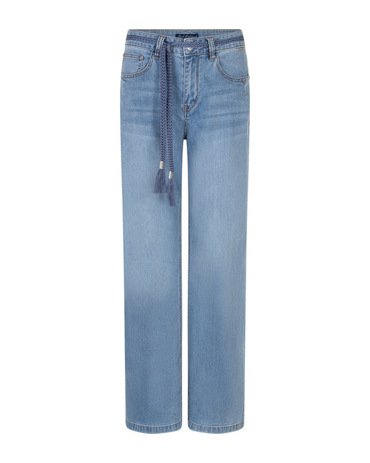 Red Button Jeans Colette Belt Lichtblauw - Peet kleding