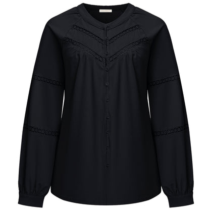 Triple Nine - Travel Blouse Grace Zwart - 1105 - Peet kleding