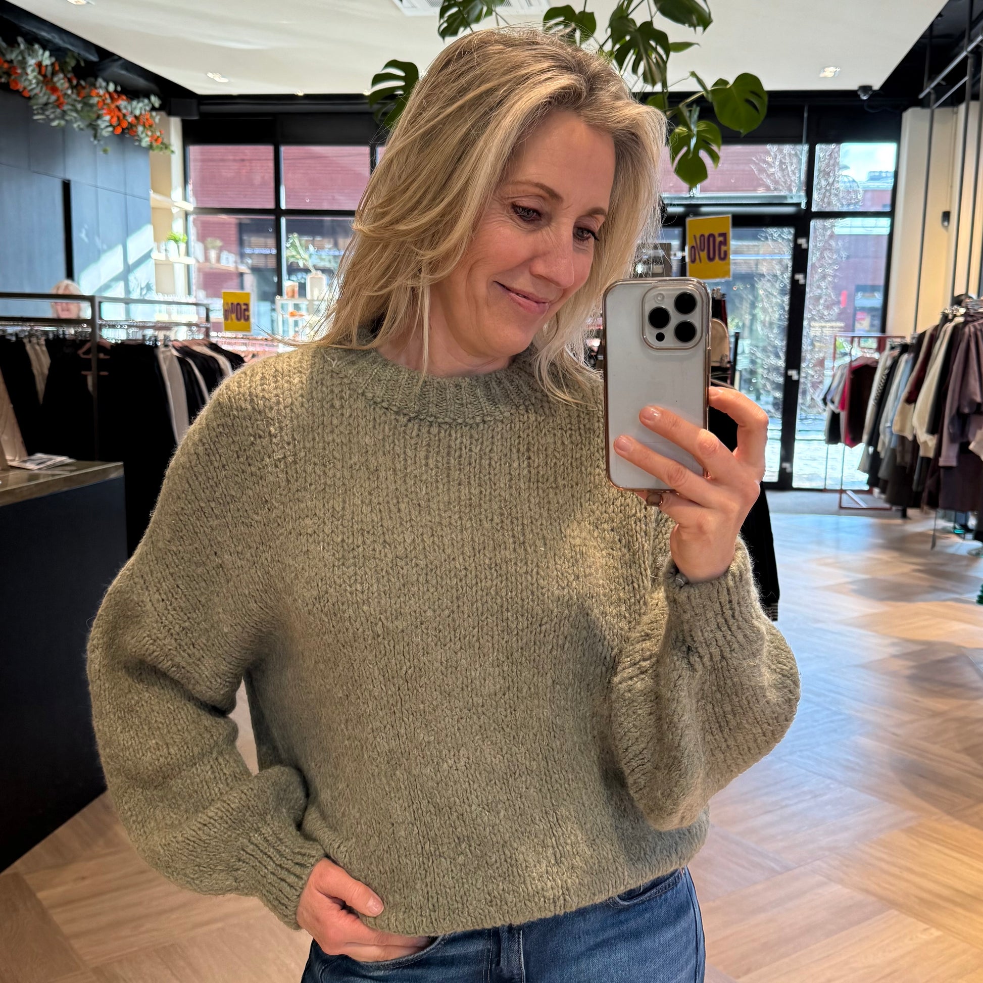 Trui Saar Army - Peet kleding