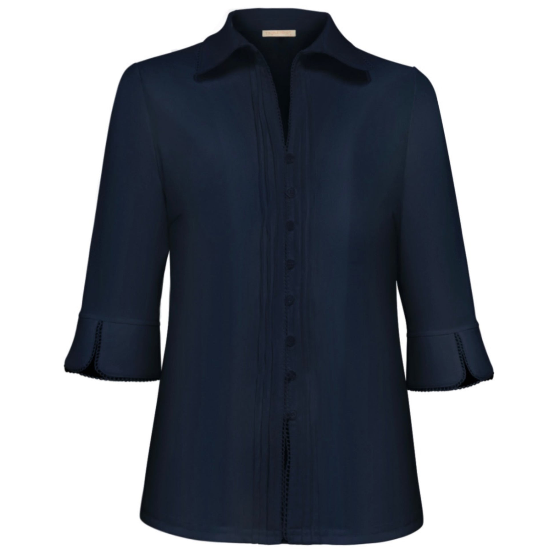 Triple Nine - Travel Blouse Bel Navy - 5904 - Peet kleding