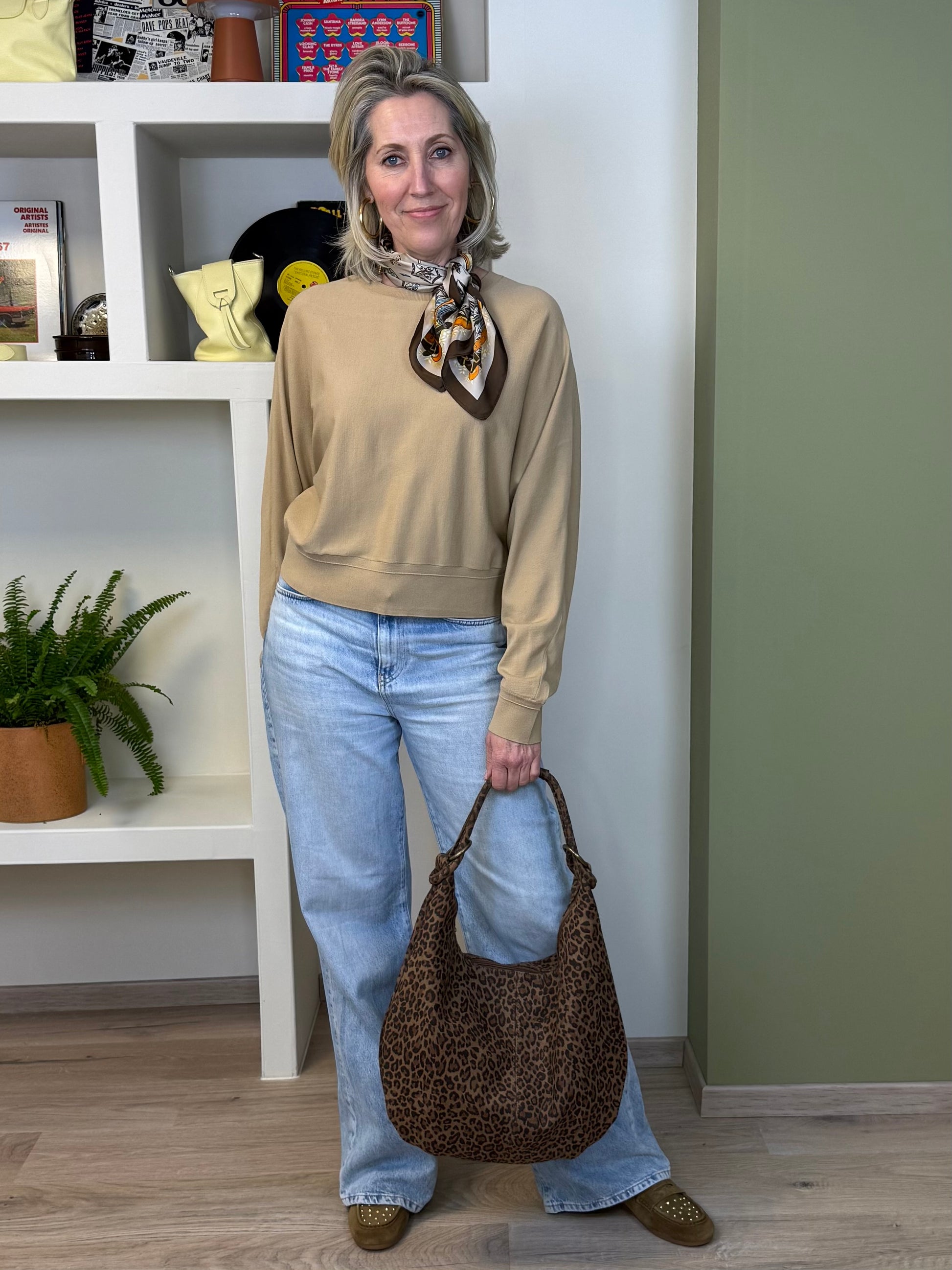 Yaya Trui Beige - Peet kleding