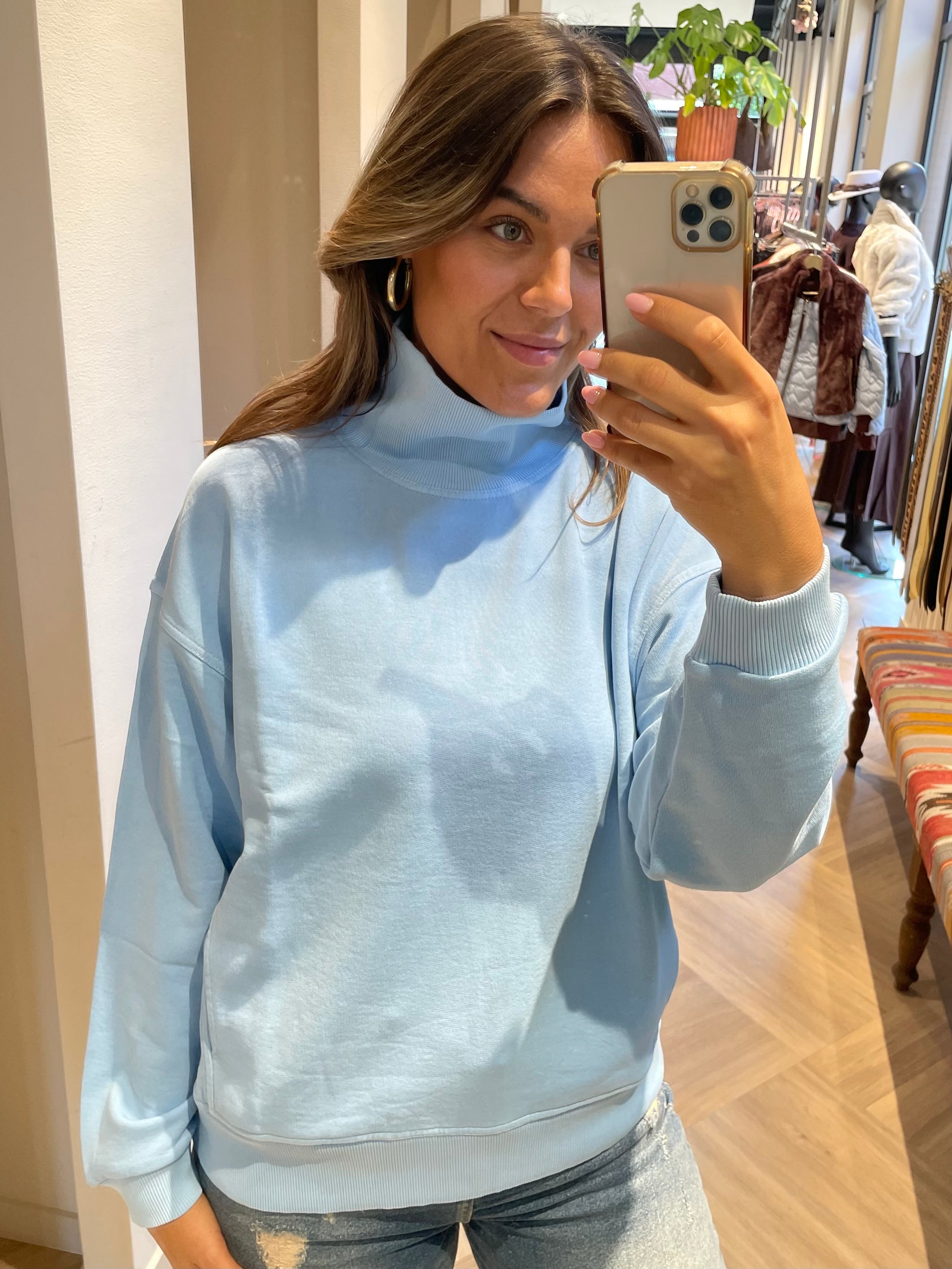 Zhrill Sweater Turtle Blauw - Peet kleding
