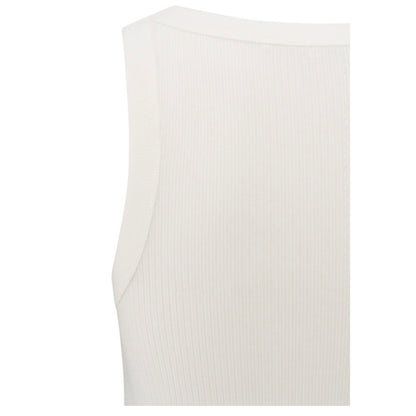 Yaya Singlet Rib Trims Offwhite - Peet kleding