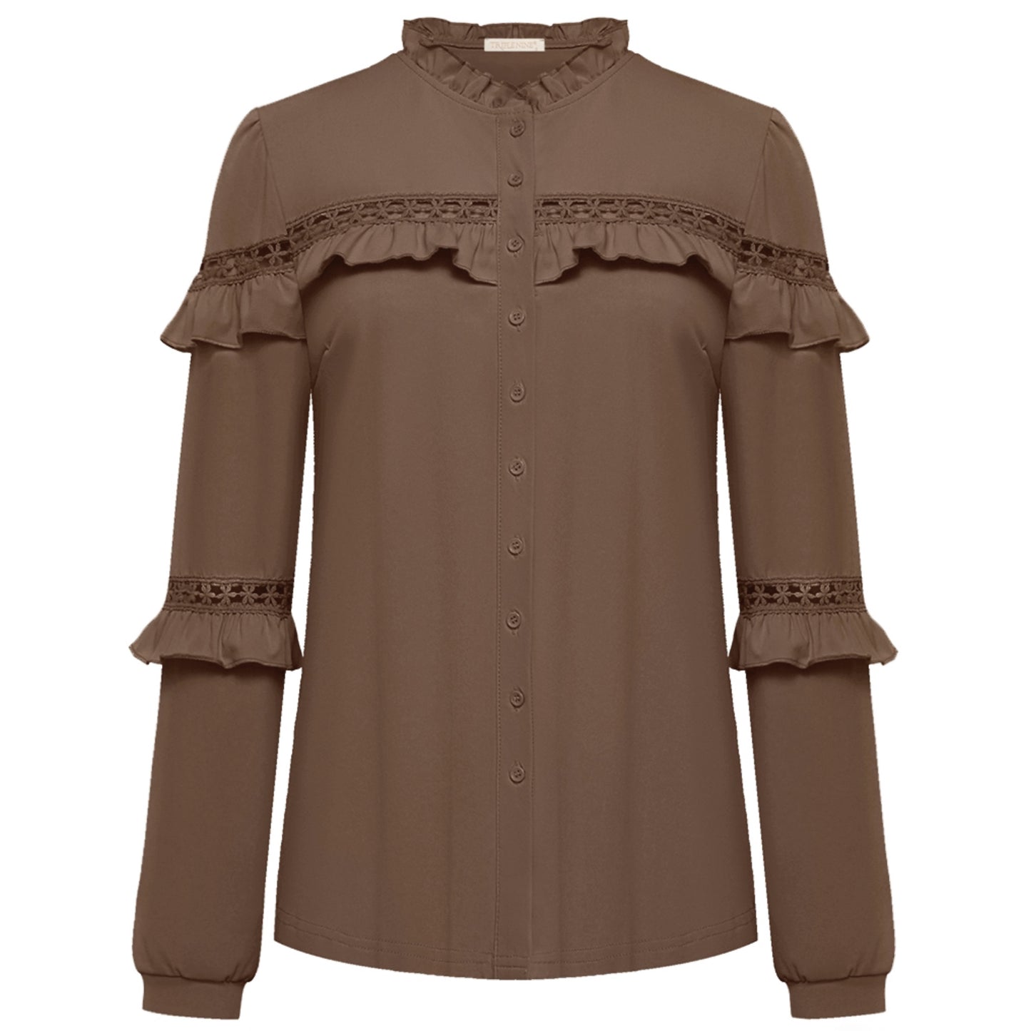 Triple Nine - Travel Blouse Joan Camel - 1108 - Peet kleding