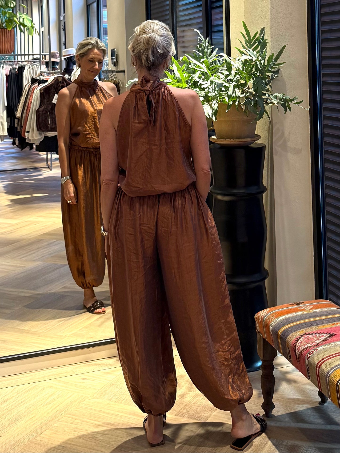 Top Silky Brique