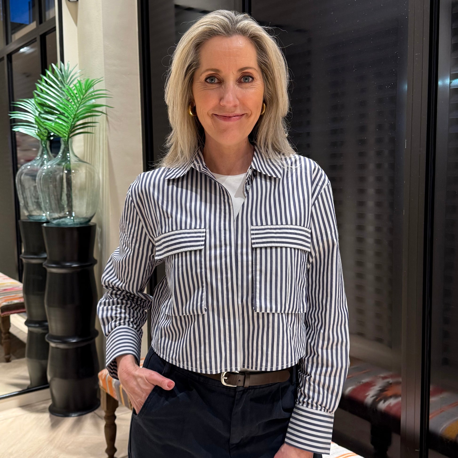 With Black Blouse Lemon Streep - Peet kleding