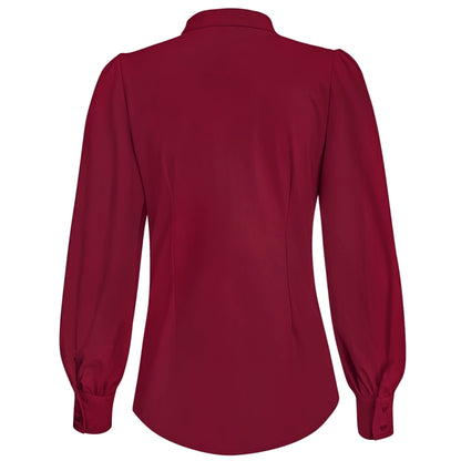 Triple Nine - Travel Blouse Viv Bordeaux - 1106 - Peet kleding