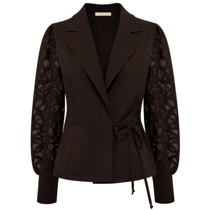 Triple Nine - Travel Blazer Jessica Donkerbruin - 3906 - Peet kleding