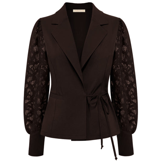 Triple Nine - Travel Blazer Jessica Donkerbruin - 3906 - Peet kleding