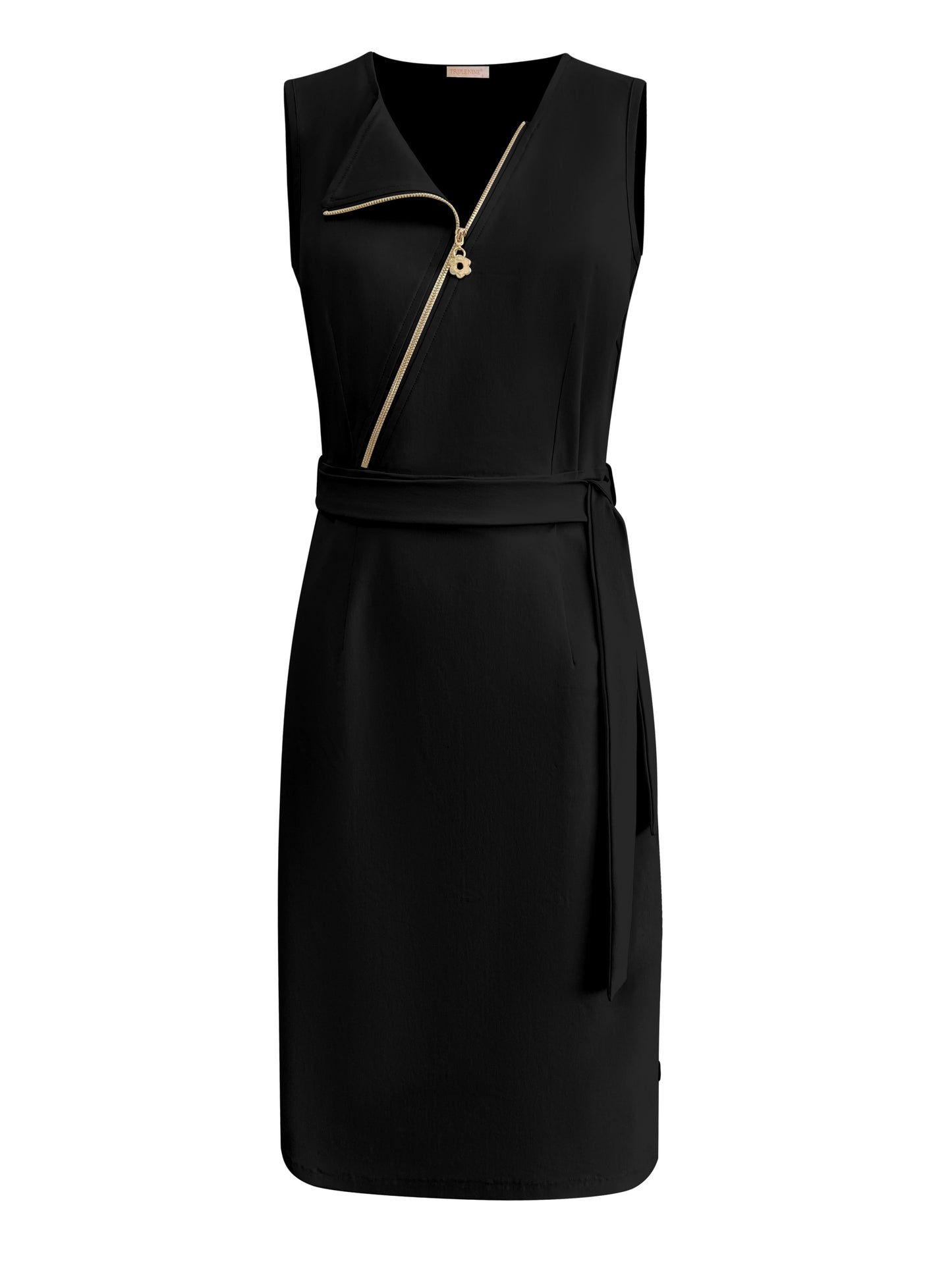 Triple Nine Travel Jurk Rosalie Zwart - 51820 - Peet kleding