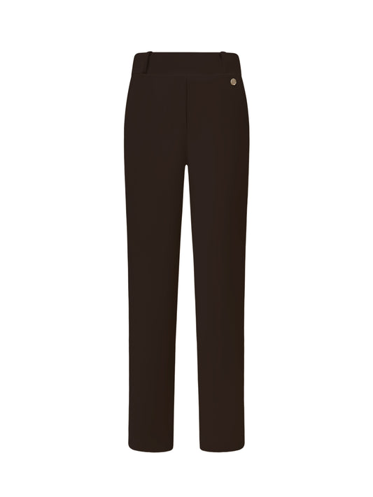 Triple Nine Travel Broek Vera Donkerbruin - 2601 - Peet kleding