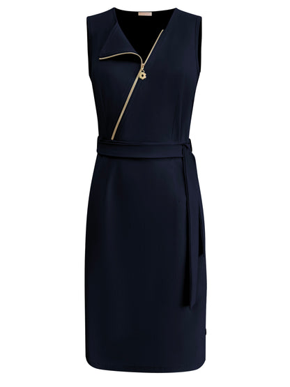 Triple Nine Travel Jurk Rosalie Navy - 51820 - Peet kleding