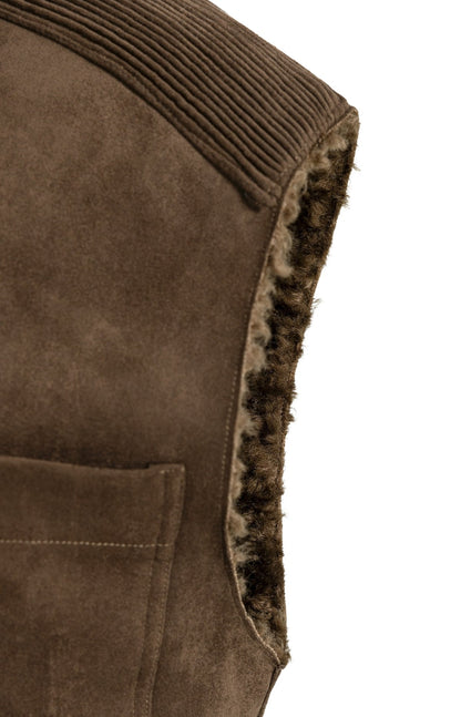 Yaya Bodywarmer Cocao Brown - Peet kleding