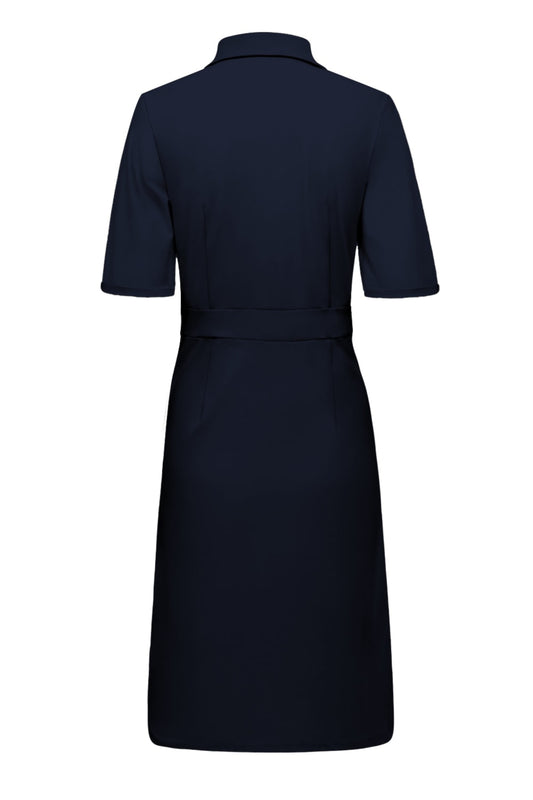 Triple Nine Travel Jurk Valerie Navy - 51827 - Peet kleding