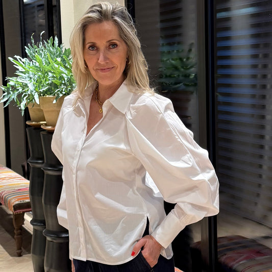 Copenhage Muse Blouse Sophie Wit - Peet kleding