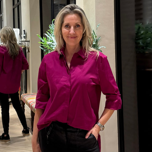 Basic Blouse Lisa Cyclaam - Peet kleding