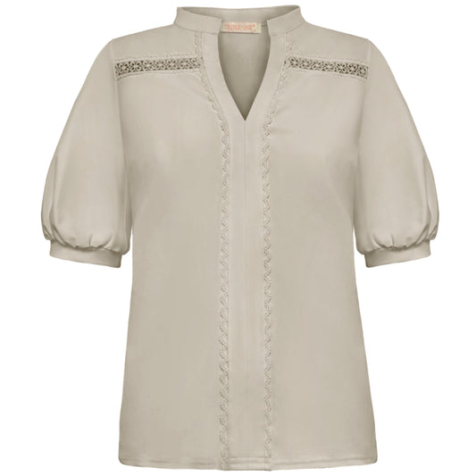 Triple Nine - Travel Top Claire Beige - 6922 - Peet kleding