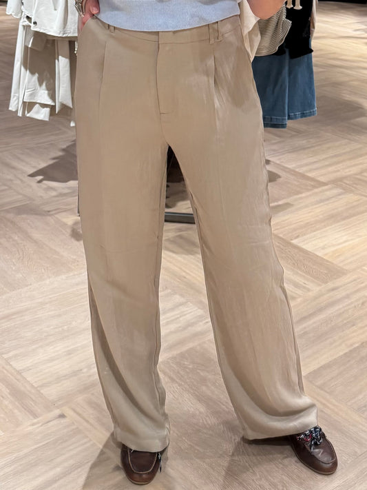 Yaya Wide Leg Zand - Peet kleding