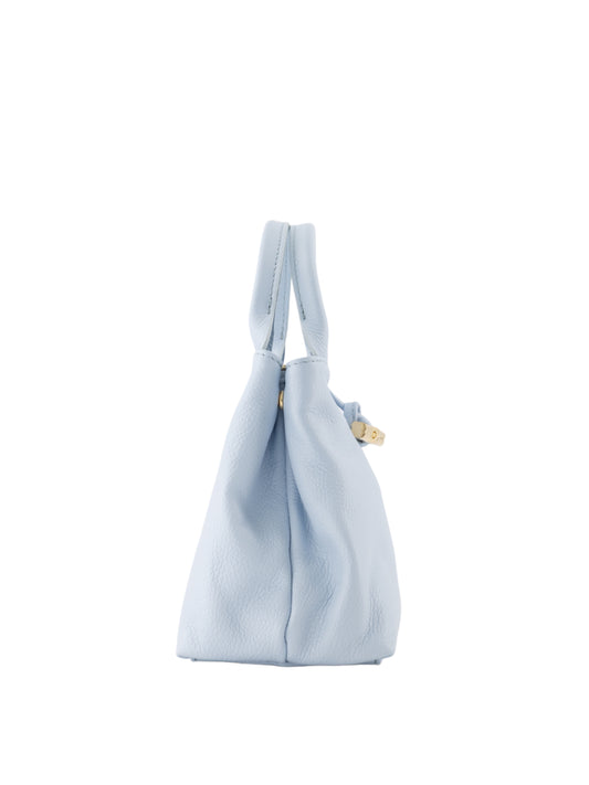 Tas Leder Felicity Licht Blauw - Peet kleding